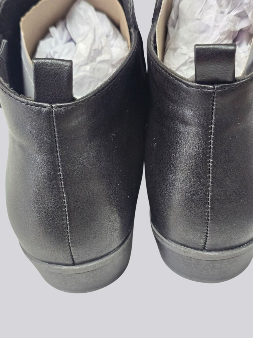 Women's Black Sonoma Millo Memory Foam Ankle Booties Size 10 With Zipper Closure - Picture 8 of 13